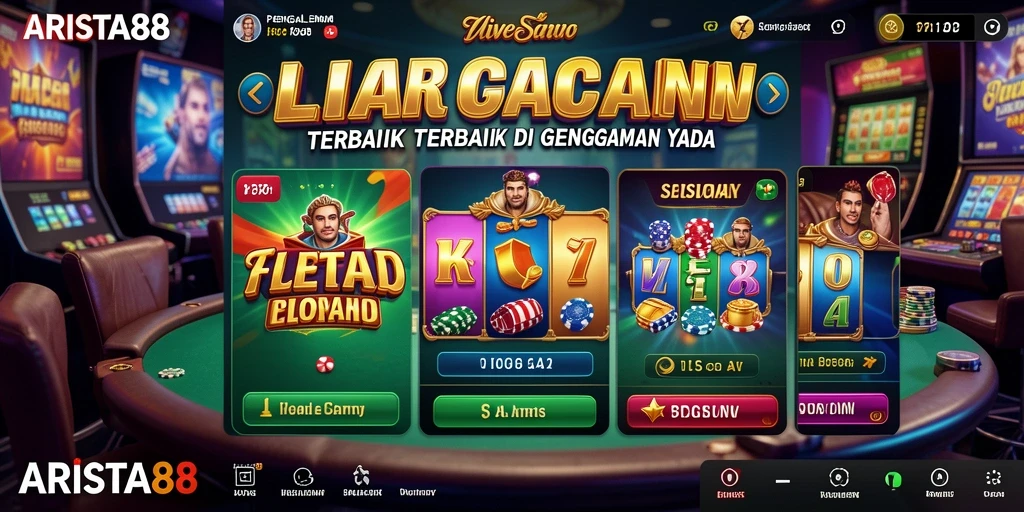 Tampilan gameplay ARISTA88 yang menarik dan interaktif di Live Casino.