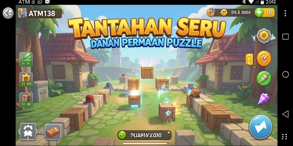 Screenshot utama ATM138 menampilkan gameplay yang seru dan penuh tantangan.