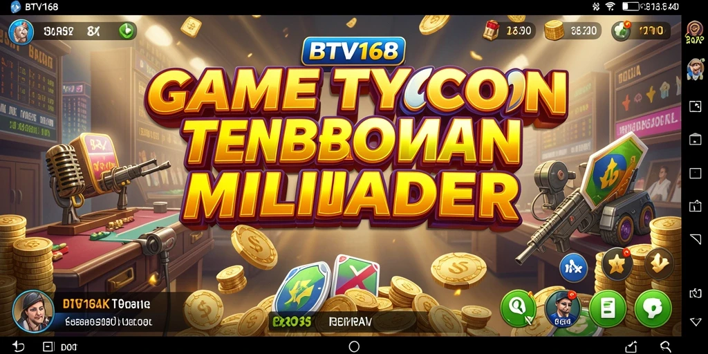 Screenshot gameplay BTV168 menampilkan pengalaman Tycoon yang mendebarkan.