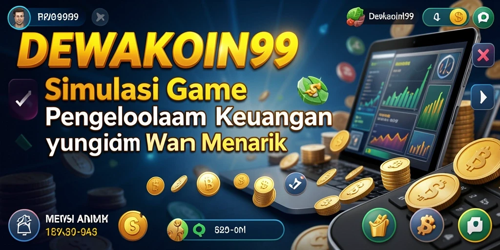 Tampilan gameplay DEWAKOIN99 dengan fitur keuangan yang interaktif.