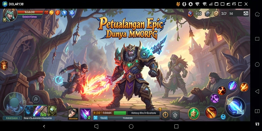 Gameplay DOLAR138 yang menampilkan pertarungan seru di dunia fantasi.