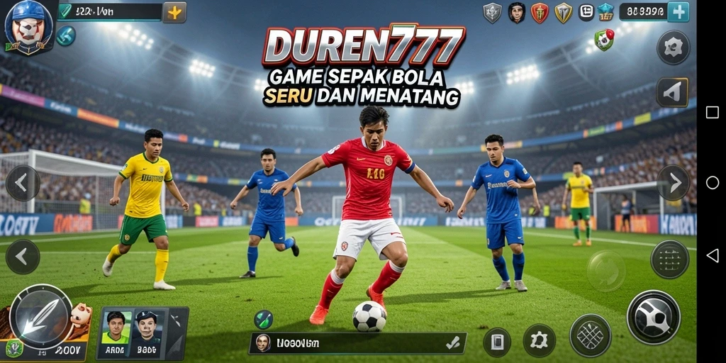Tampilkan aksi menegangkan dalam permainan sepak bola DUREN777.