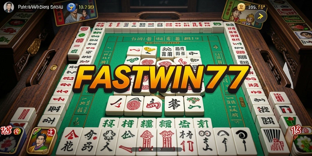 Screenshot utama FASTWIN77 menampilkan gameplay Mahjong yang mendebarkan.