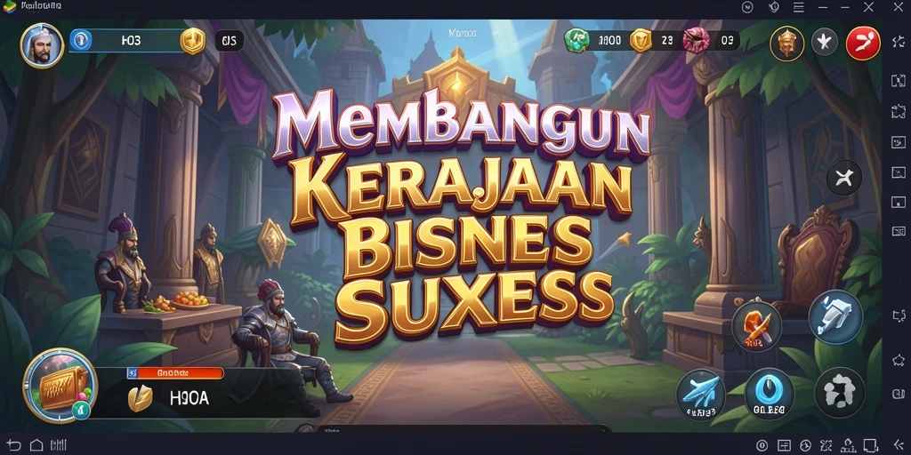 Tangkapan layar H03 menampilkan aksi membangun bisnis yang menantang.