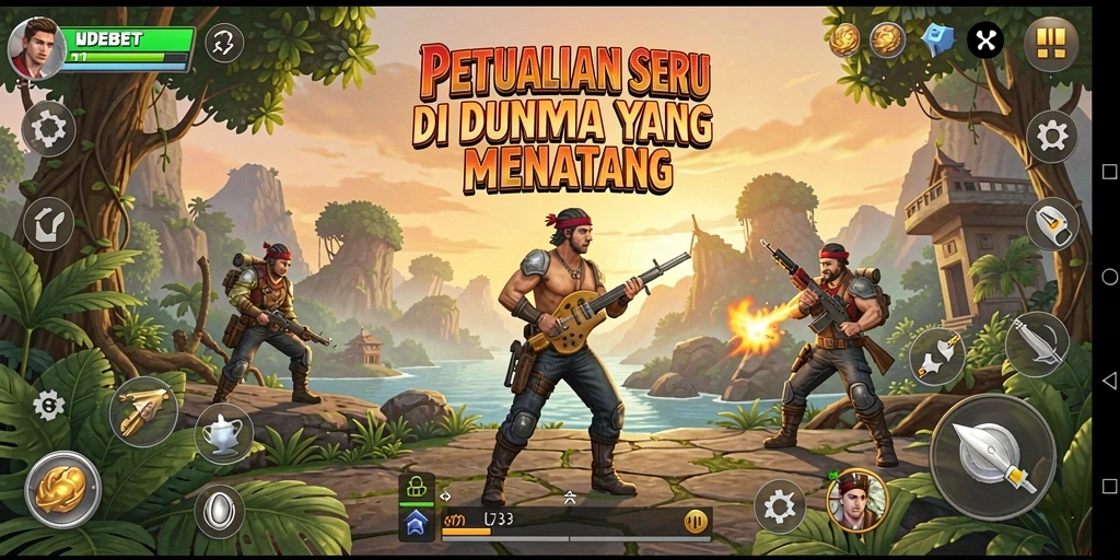 Tampilan gameplay menakjubkan dari IDEBET yang menyajikan petualangan seru.