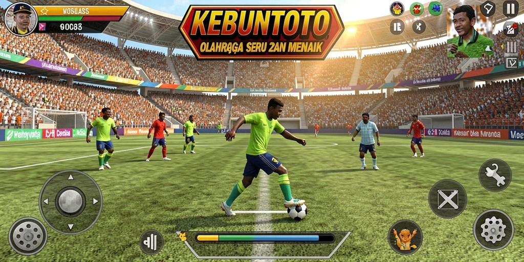 Tampilan gameplay seru di KEBUNTOTO dengan berbagai olahraga.