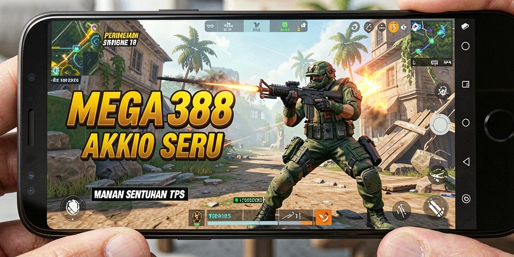 Gameplay seru MEGA388 dengan aksi tembak-tembakan yang intens.