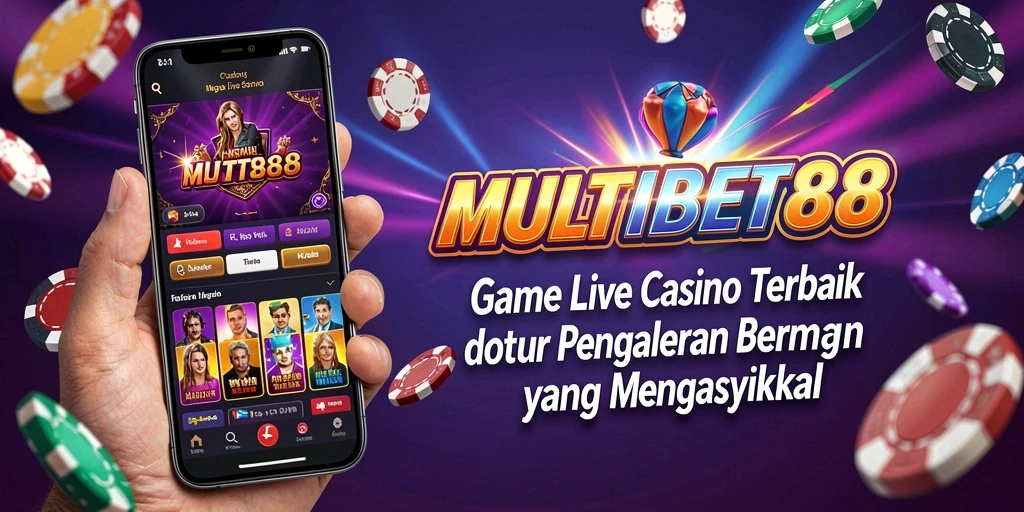 Tampilan menarik dari gameplay Live Casino MULTIBET88 dengan dealer profesional.