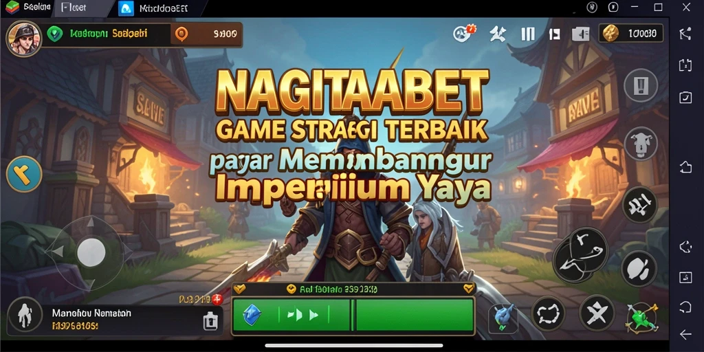 Screenshot gameplay NAGITABET yang menunjukkan pertempuran strategi yang epik.
