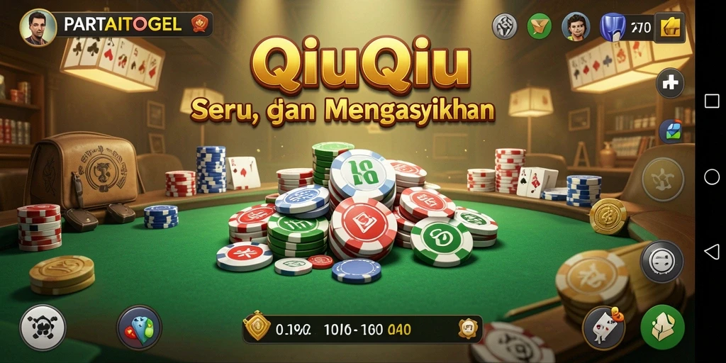 Tampilan gameplay QiuQiu yang menarik dan penuh keseruan.