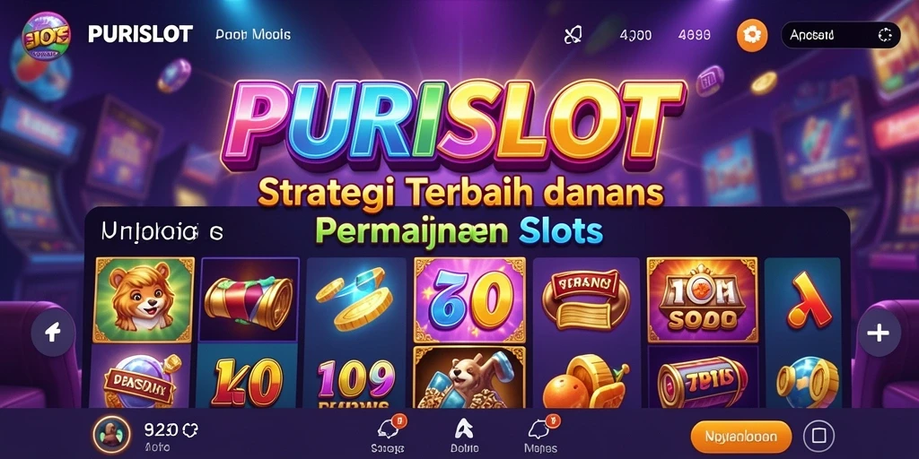 Tangkapan layar gameplay PURISLOT menampilkan elemen strategi yang mendalam.