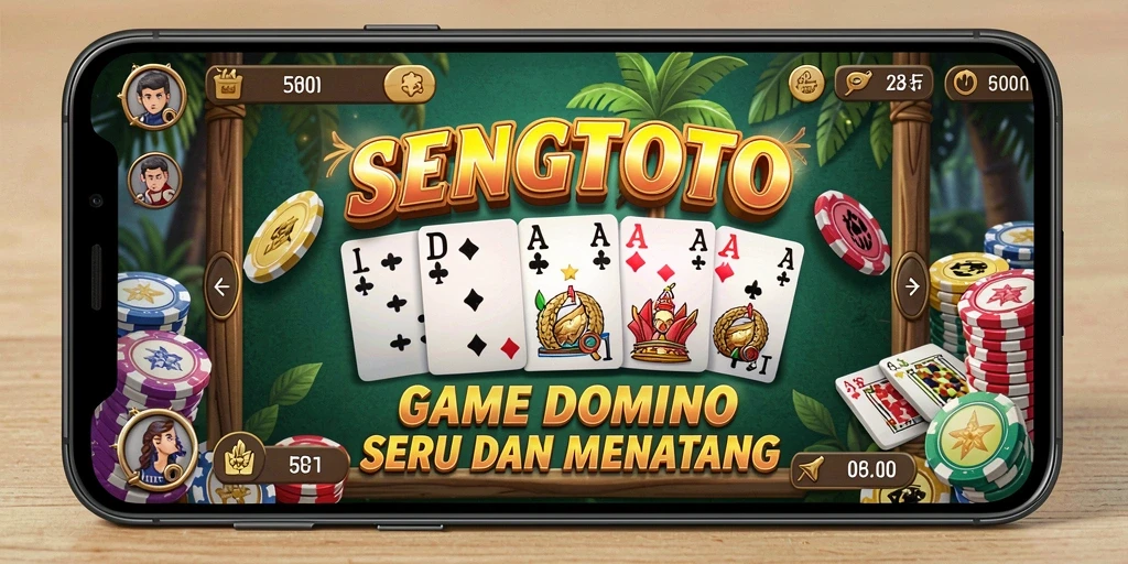 Tampilan menarik gameplay Domino di SENGTOTO.