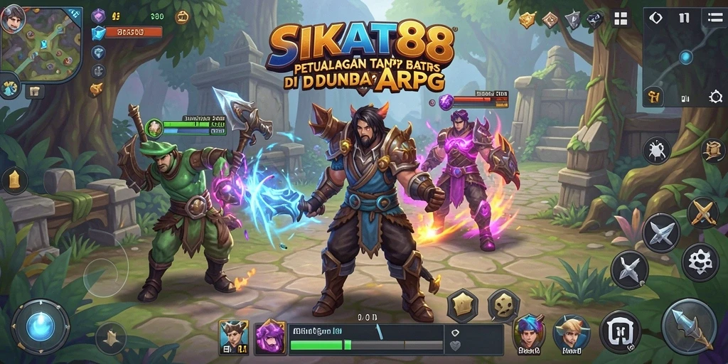 Tampilan gameplay menarik dengan aksi seru dalam SIKAT88.