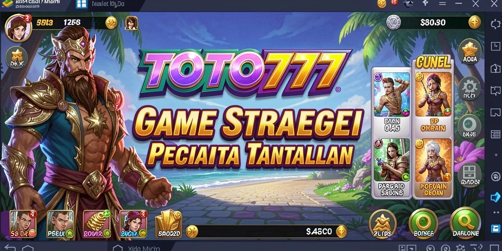 Tampilan gameplay strategis dari TOTO777 yang mengasyikkan.