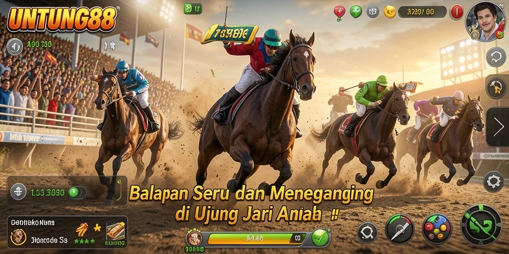 Tampilan luar biasa dari gameplay balapan UNTUNG88 yang mendebarkan.