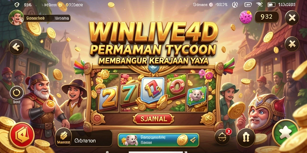 Tampilan gameplay menarik dari WINLIVE4D yang penuh strategi.