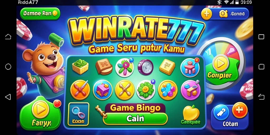 Tampilan gameplay seru dari WINRATE777 yang menggoda.
